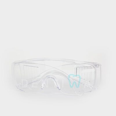 نمای نزدیک عینک محافظ ضدبخار دندانپزشکی